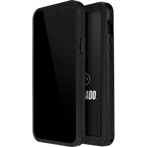 University of Colorado CU Logo on Black iPhone 15 Pro Waterproof Case